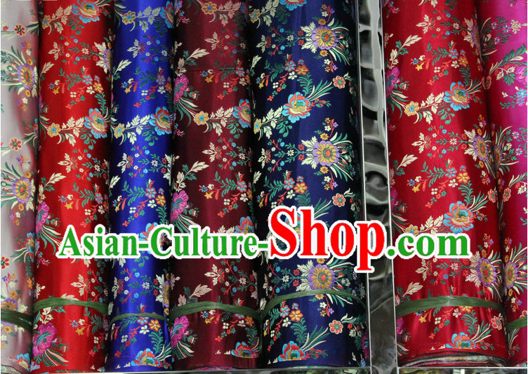 China Tibetan Brocades Embroidered Fabric Sewing Material