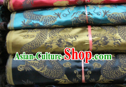 Asian Brocade Upholstery Material Embroidered Fabric Dress Material