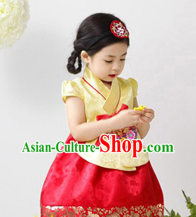Korean Traditional Clothing Plus Size Clothing Fashion Clothes Complete Set for Kids