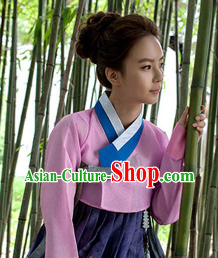 Korean Traditional Clothing Plus Size Dress Fashion Clothes Complete Set for Women