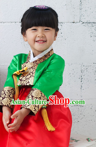 Korean Kids National Costumes Traditional Costumes Hanbok Dress