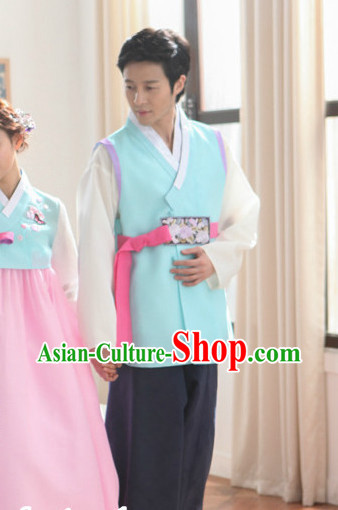 Korean Bridegroom Plus Size Clothing Fashion Clothes Dance Attire Dance Gear Hanbok