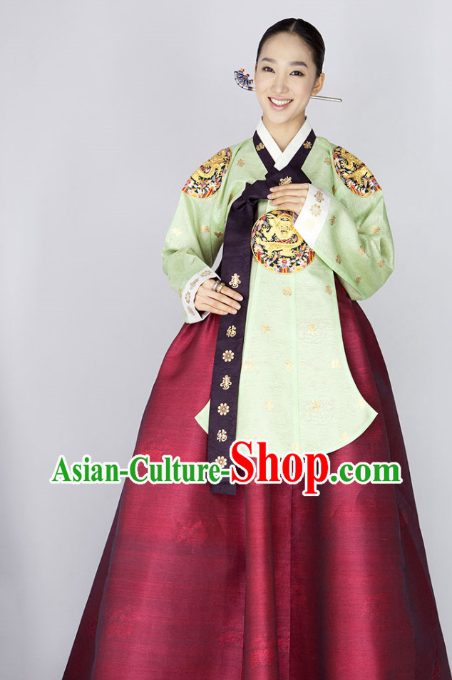 Traditional Korean Royal Princess Costumes Complete Set for Women