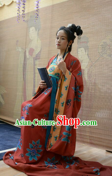 Chinese Traditional Clothing Chinese Ancient Reader Costumes and Headpieces Free Delivery Worldwide