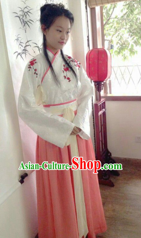 Chinese Traditional Ceremonial Clothing Chinese Ancient Teenager Hanfu Dress Free Delivery Worldwide