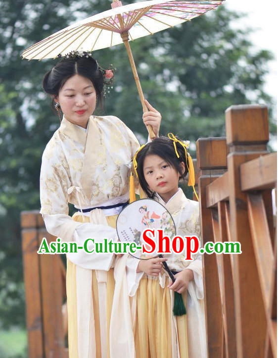 Traditional Chinese Han Clothing for Mother Free Delivery Worldwide