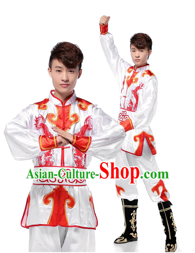Asian Chinese Han Dancing Costume Dance Attire Complete Set