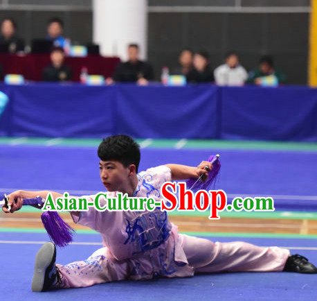 Top Chinese Kung Fu Costume Kung Fu Combat Costumes Wing Chun Karate Uniform Kung Fu Competition Suit Martial Arts Costumes for Men
