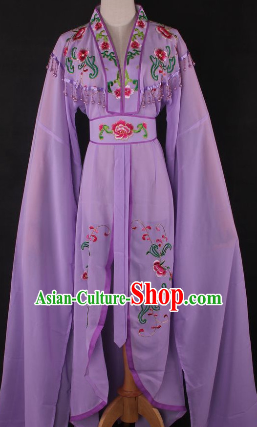 Chinese Culture Chinese Opera Costumes Chinese Cantonese Opera Beijing Opera Costumes Hua Tan Water Sleeves Costumes for Women