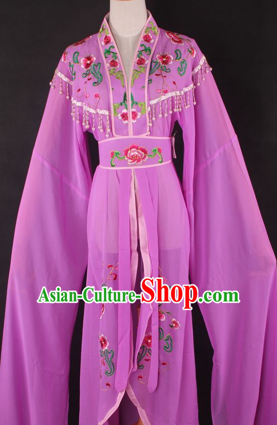 Chinese Culture Chinese Opera Costumes Chinese Cantonese Opera Beijing Opera Costumes Hua Tan Water Sleeves Costumes for Women