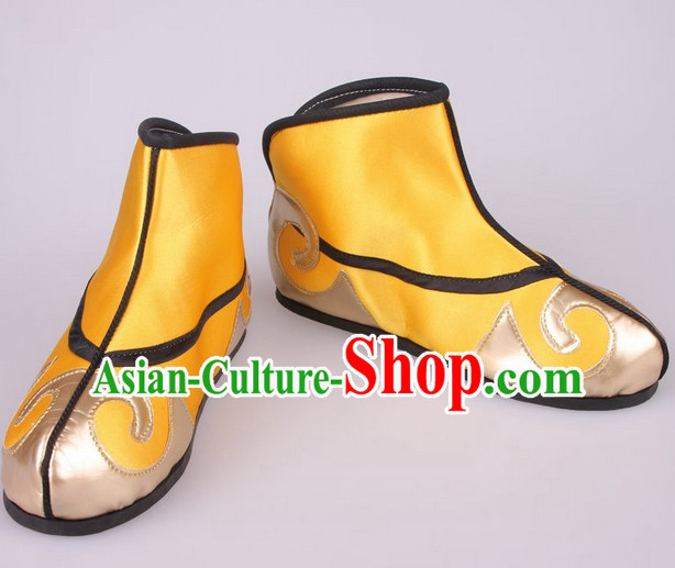 Chinese Beijing Opera Emperor Shoes for Men