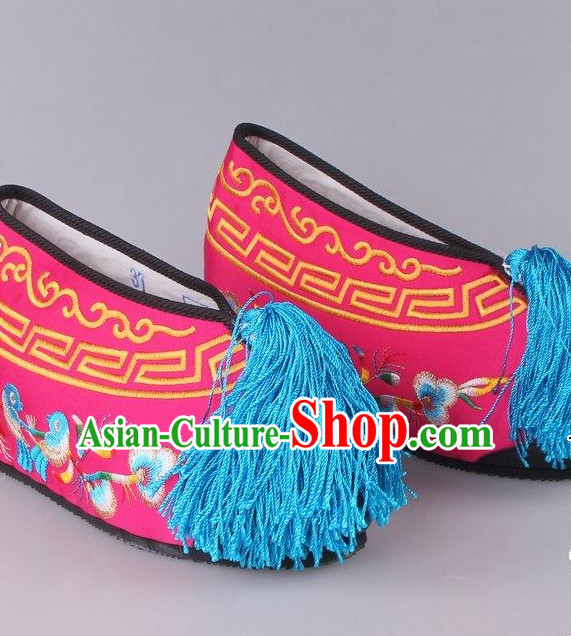 Chinese Beijing Opera Hua Dan Hua Tan Shoes for Women