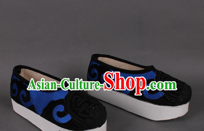 Chinese Beijing Opera Young Scholar Shoes for Men