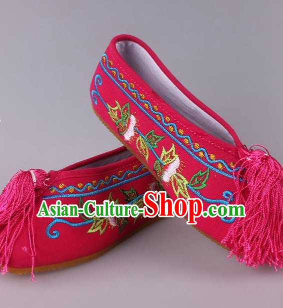Chinese Beijing Opera Hua Tan Shoes for Women