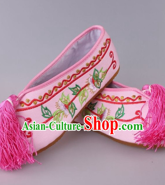 Chinese Beijing Opera Hua Tan Shoes for Women