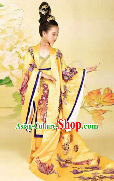 Empress Chinese Kimono Dresses and Hair Jewelry
