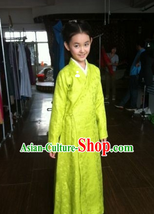 Chinese Traditional Ancient Hanfu Dress for Kids