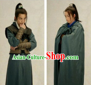 Chinese Ancient Swordsman Costumes Complete Set for Teenagers