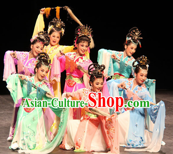 Chinese Tian XIan Pei Beijing Opera Seven Fairy Costumes