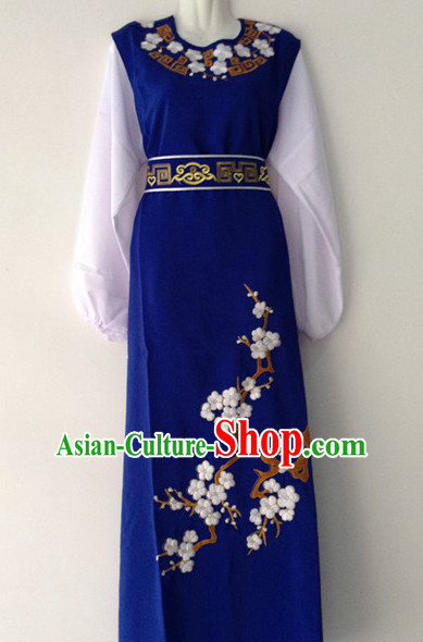 Chinese Opera Plum Blossom Embroidered Long Robe