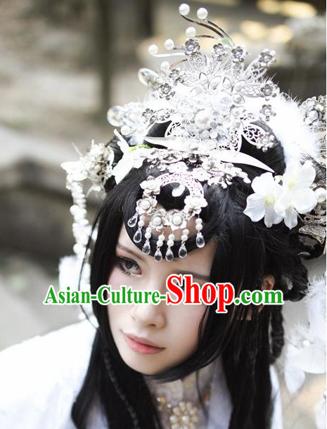 Chinese Traditional Handmade Princess Cosplay Hair Accessories