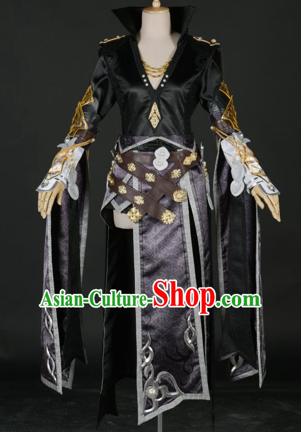 Asia Fashion Chinese Female Warrior Cosplay Costumes