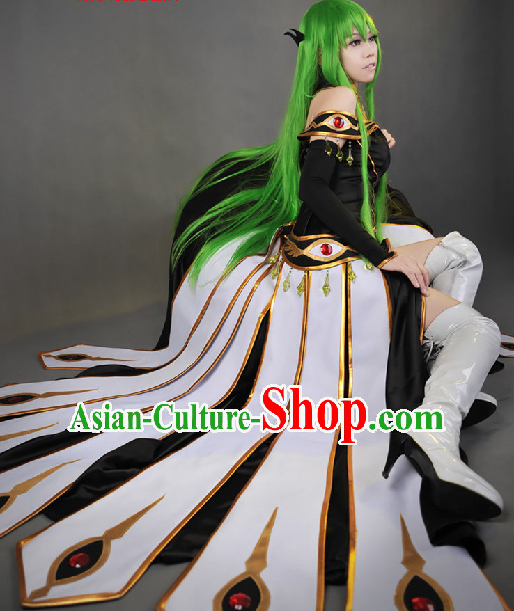Asia Fashion Chinese Fairy Peacock Cosplay Costumes Halloween Costumes for Women