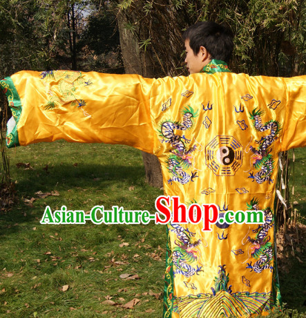 Chinese Ancient Wudang Mountain Taoist Robe for Men