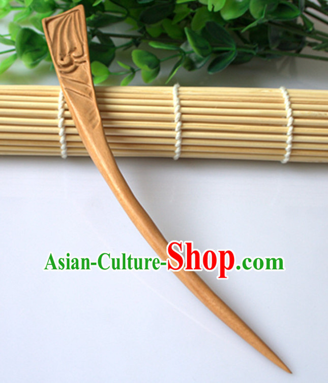Handmade Chinese Wooden Taoist Hairpin