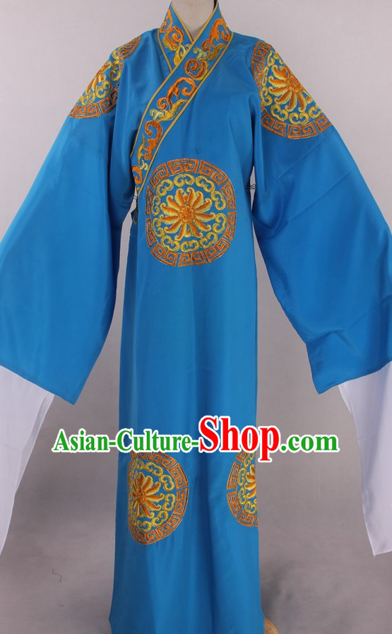 Chinese Traditional Oriental Clothing Theatrical Costumes Opera Costume Long Robe for Men