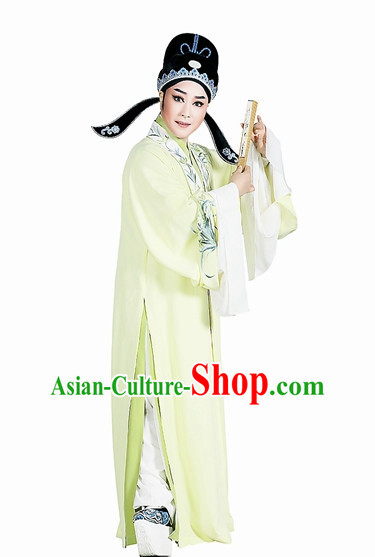 Asian Chinese Traditional Dress Theatrical Costumes Ancient Chinese Clothing Husband Costumes and Hat