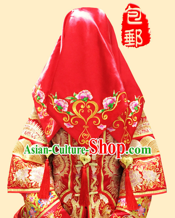 Chinese Traditional Wedding Red Cloth