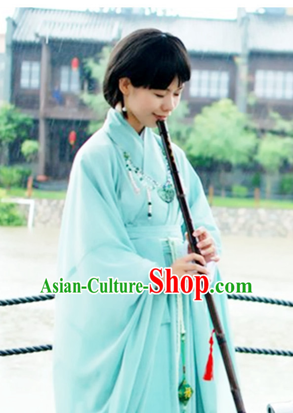 Ancient Chinese Hanfu Clothes Complete Set for Girls