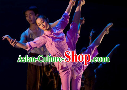Chinese Classical Dance Costume Uniforms for Women