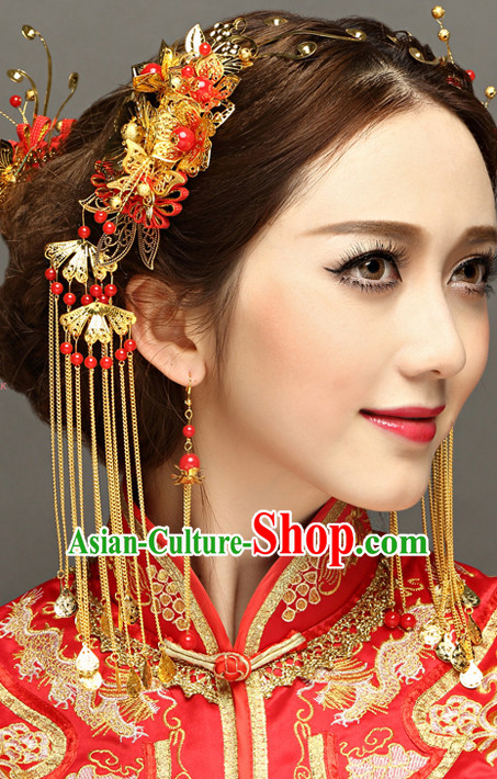Traditional Chinese Bridal Hair Jewelry