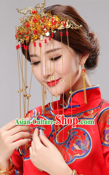 Traditional Chinese Bridal Wedding Hair Jewelry