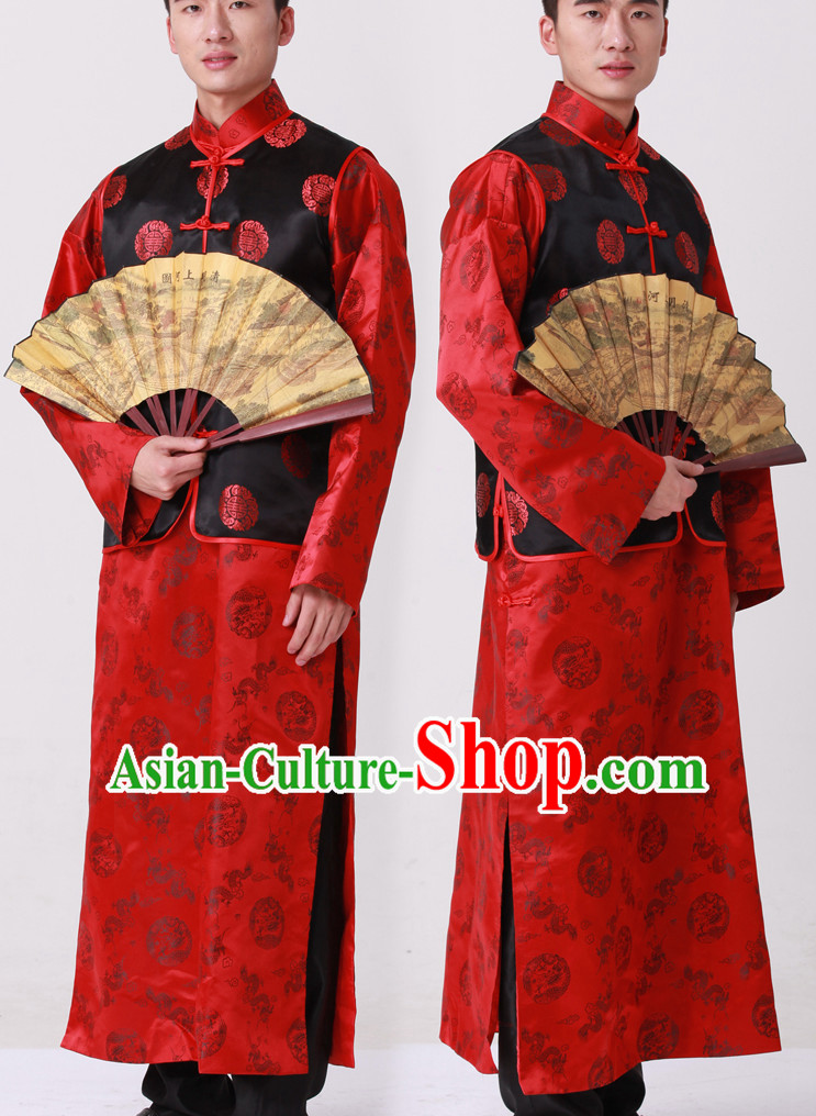 Chinese Classic Bridegroom Wedding Outfits