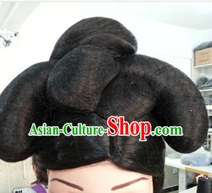 Chinese Traditional Hair extensions Wigs Fascinators Toupee Hair Pieces Full Wigs
