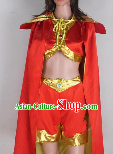 Water Drum Chinese Teenagers Classical Dance Costume for Competition