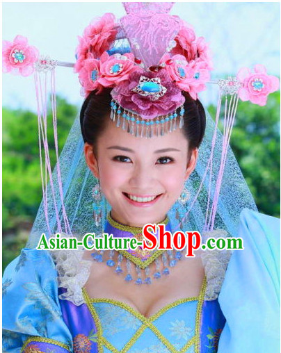Chinese Handmade Flower Hair Accessories Headband Headbands Fascinators Wedding Hair Clips