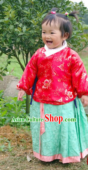 Chinese Kids Hanfu Costume Ancient Costume Traditional Clothing Traditiional Dress Clothing online