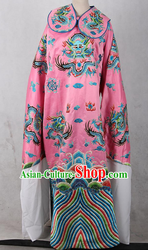 Embroidered Chinese Dragon Robe Opera Costumes Chinese Clothing Opera Mask Cantonese Opera Chinese Culture