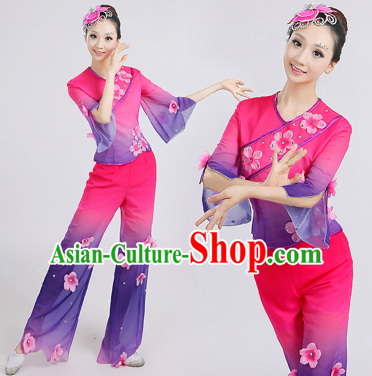 Chinese Folk Dance Costumes Dancing Costume Discount Dance Costume Gymnastic Leotard Dancewear Chinese Dress Dance Wear