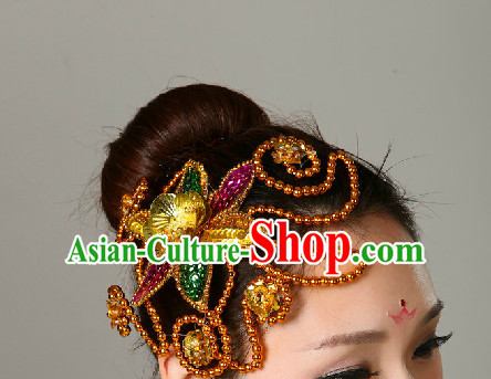 Asian Folk Dance Hair Accessories