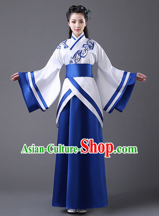 Chinese Classic Hanfu Competition Dance Costume Group Dancing Costumes for Women