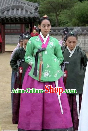 Royal Korean Princess Hanbok Outfits for Girls
