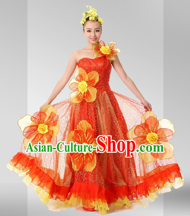 Chinese Stage Celebration Dancewear for Women