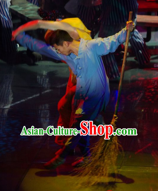 Shaolin Temple Cleaner Costume for Men
