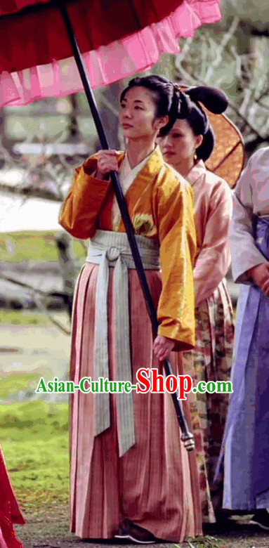 Tang Dynasty Waiter Maid Costumes for Women