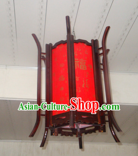 Red Song Dynasty Chinese Classical Handmade and Carved Hanging Palace Lantern
